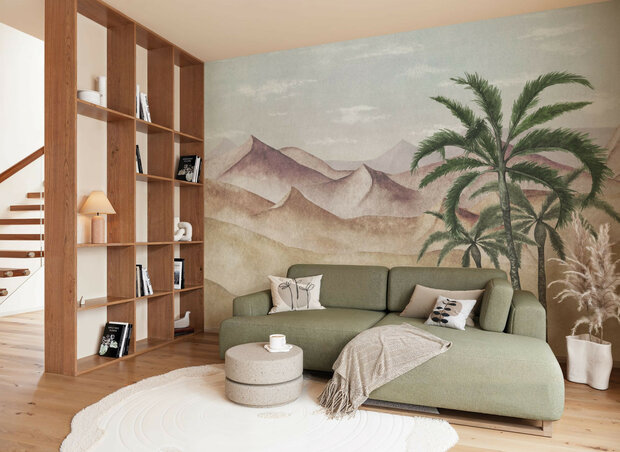 Woestijnlandschap fotobehang Silent Sands