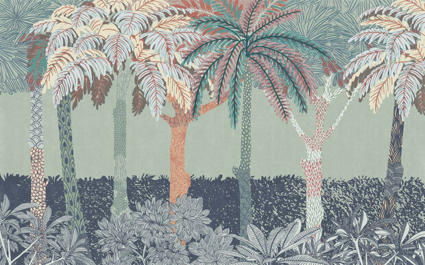 Patterned Palms 400x250cm