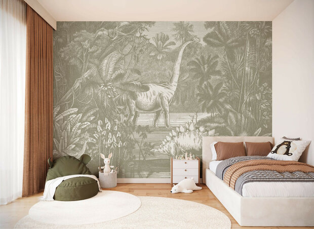 Dinosaurus fotobehang Jurassic Kingdom