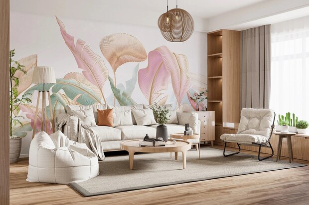 Exotic Leaves fotobehang XL