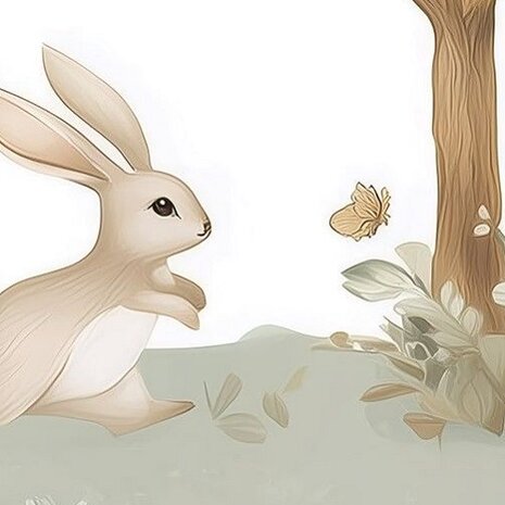 Bosdieren fotobehang Feest in het Bos