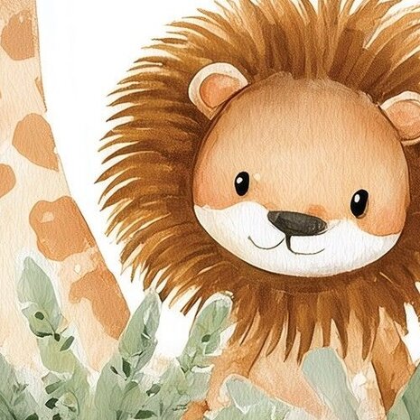 Jungle Vriendjes fotobehang