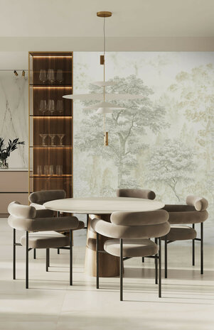 Bos fotobehang Noble Trees