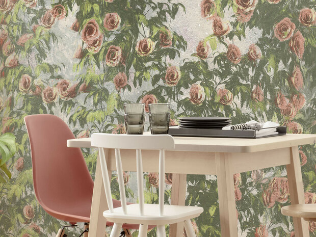 Bloemen fotobehang Wall Roses