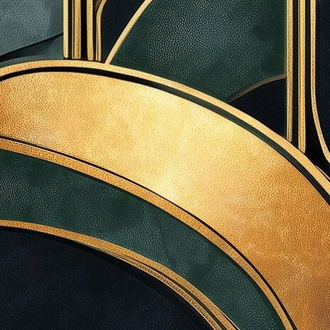 Detail Art Deco behang