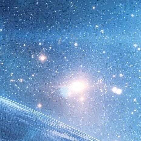 Detail Galaxy behang Universum