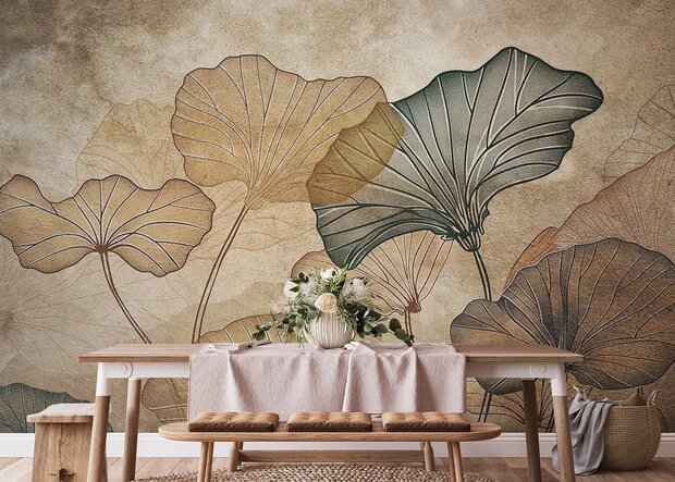 Nostalgic Tropics fotobehang