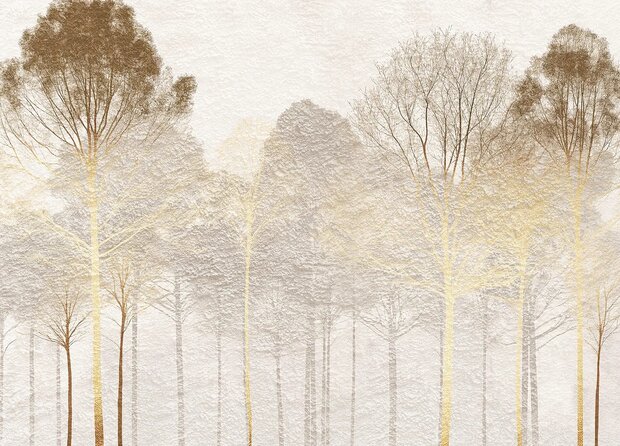 Bos fotobehang Dreamy Forest