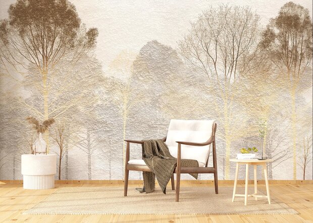 Bos fotobehang Dreamy Forest