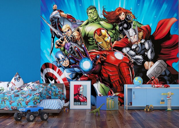 Avengers behang Heroes XL