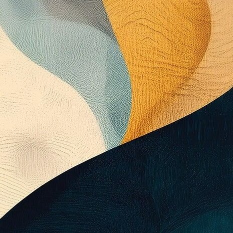 Abstract golvend fotobehang 