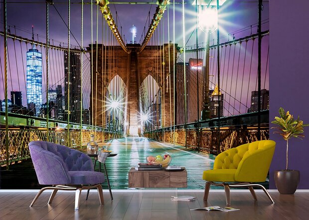 Brooklyn Bridge fotobehang XL