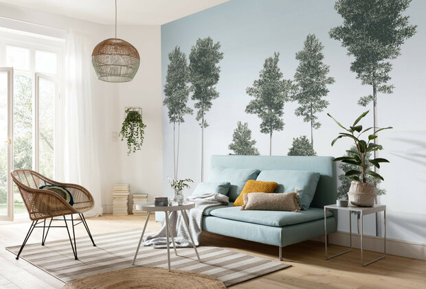 Pijnbomen fotobehang Pines