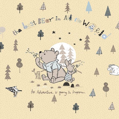 Winnie the Pooh fotobehang Best Bear