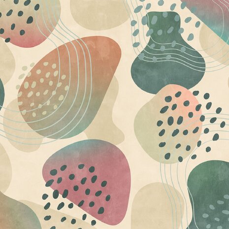 Abstract fotobehang Bohorama