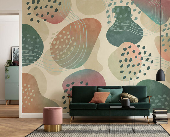 Abstract fotobehang Bohorama