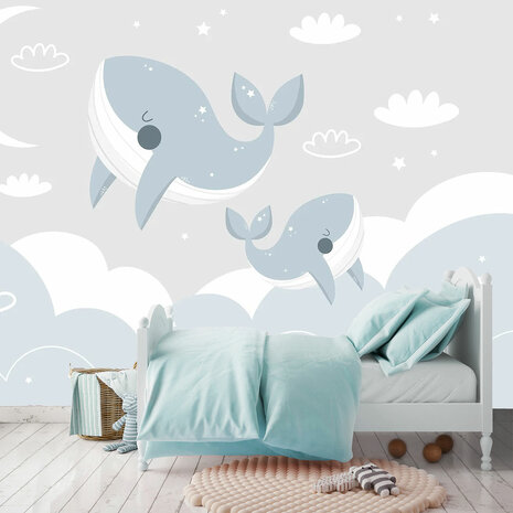 Walvissen fotobehang Babykamer XL