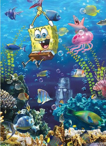 SpongeBob fotobehang Onderwater