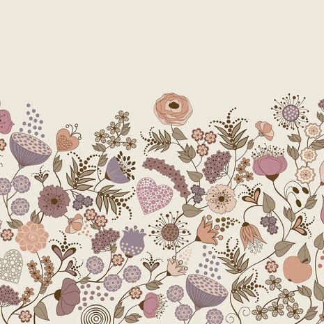 Blooming Garden Vintage fotobehang