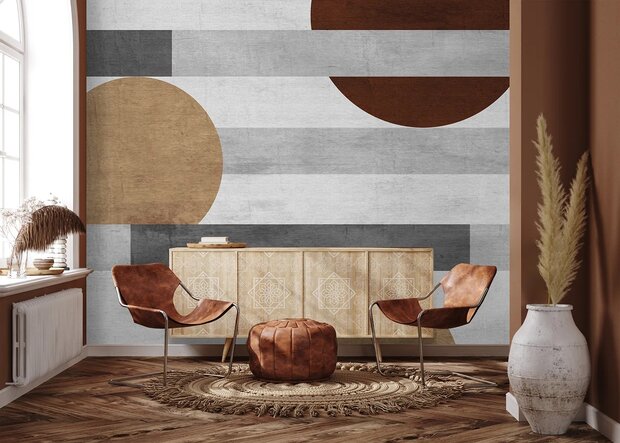 Geometrisch fotobehang Modern Geometric Art