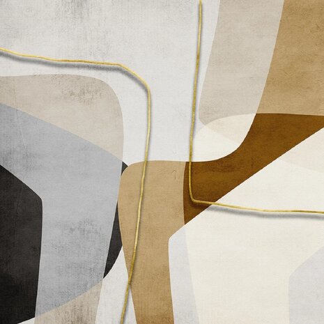 Abstracte fotobehang Chaotic Structures