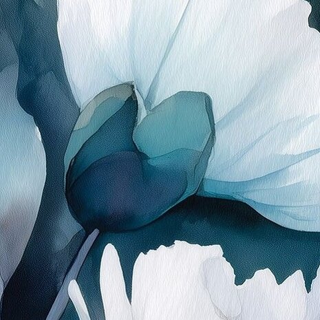 Midnight Bloom bloemen fotobehang