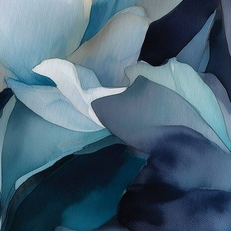 Midnight Bloom bloemen fotobehang