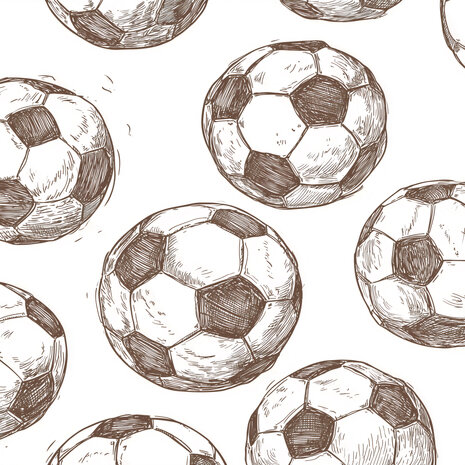 Voetbal Patroon Fotobehang