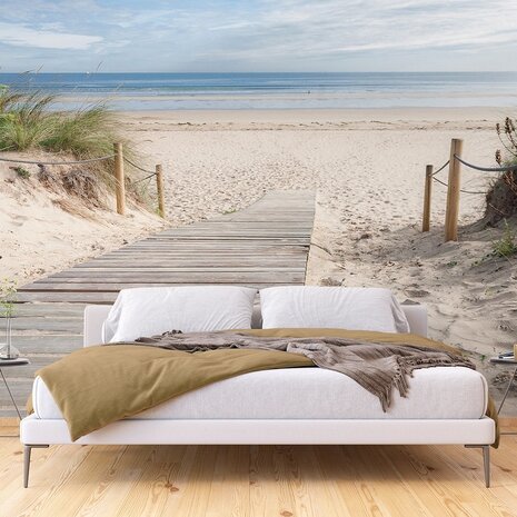 Strand fotobehang Beach Path