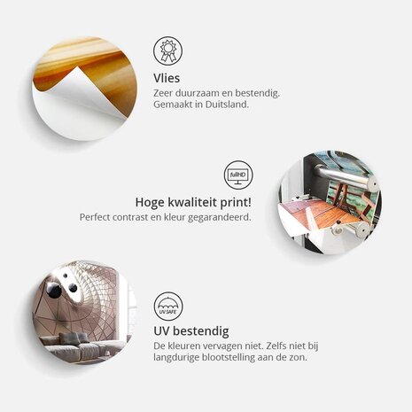 Botanisch fotobehang Pauw in Groen