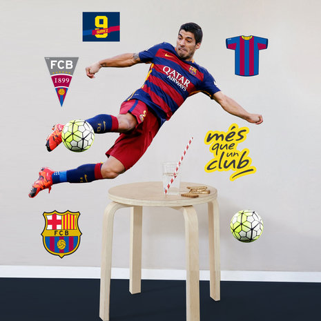 Suárez muursticker