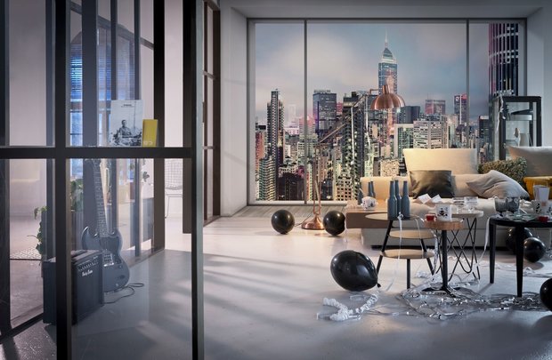 3D Fotobehang Penthouse Suite