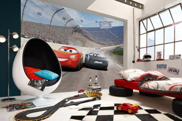 Cars 3 fotobehang Curve