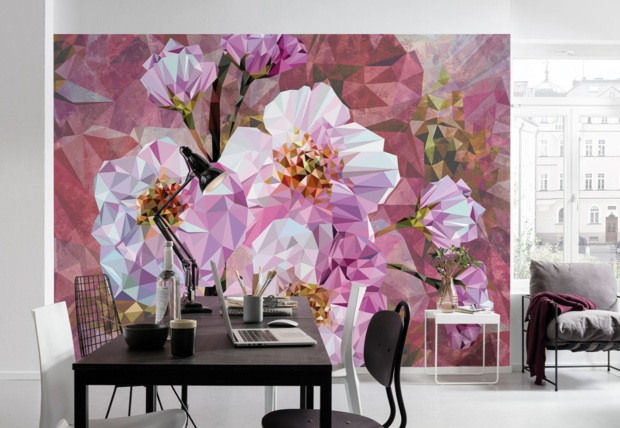 Blooming Gems bloemen fotobehang