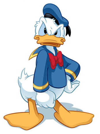 Donald Duck muursticker