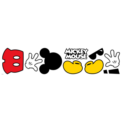 Mickey Mouse muurstickers Flock