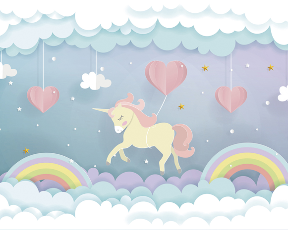 Unicorn Dream behang kinderkamer