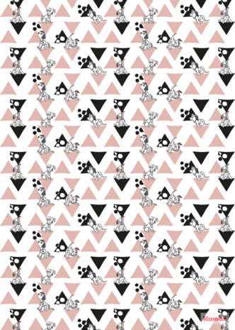 101 Dalmatiërs fotobehang - driehoeken