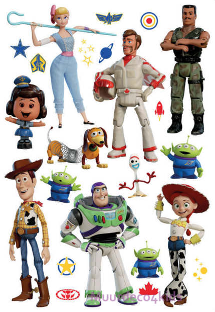 Toy Story 4 muurstickers 