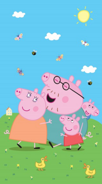 Peppa Pig behang D2 150x270cm