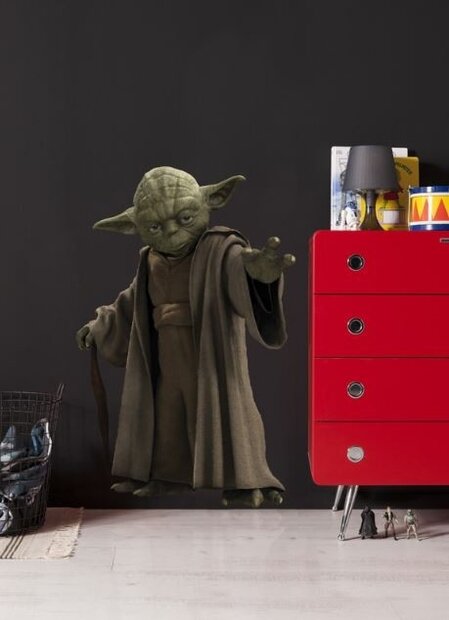 Star Wars muursticker Yoda XL