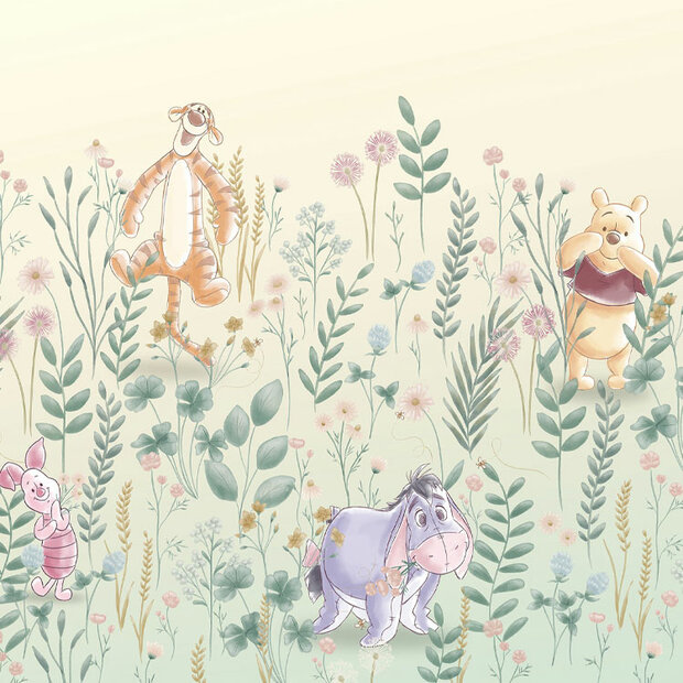 Winnie the Pooh behang Hide and Seek