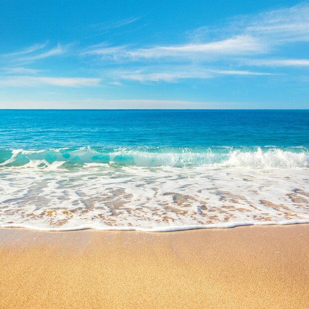 Strand en Zee fotobehang