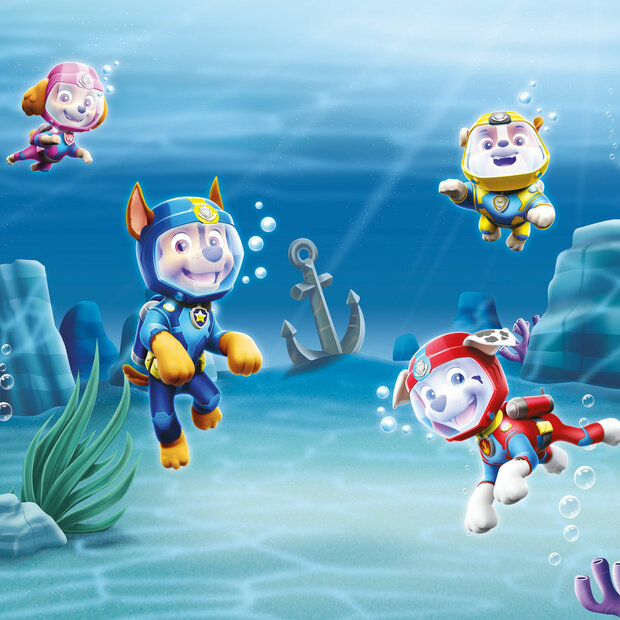 Paw Patrol fotobehang Onderwater
