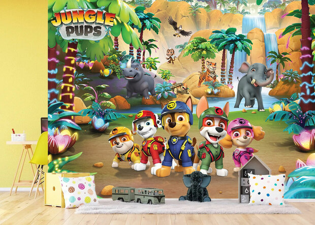 Paw Patrol behang Jungle Pups XL