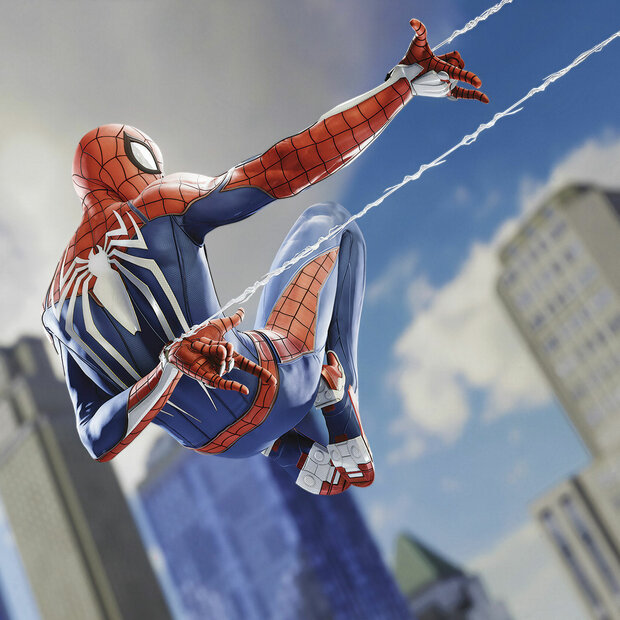 Spiderman fotobehang Spider Web Shooting 