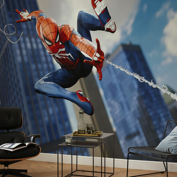 Spiderman fotobehang Attack