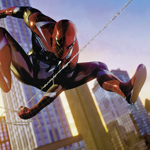 Spiderman fotobehang Huge Jump