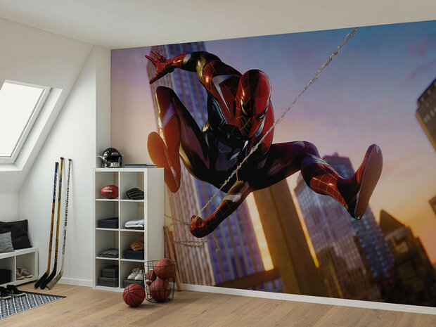 Spiderman fotobehang Huge Jump