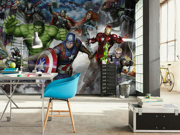 Avengers fotobehang Assemble